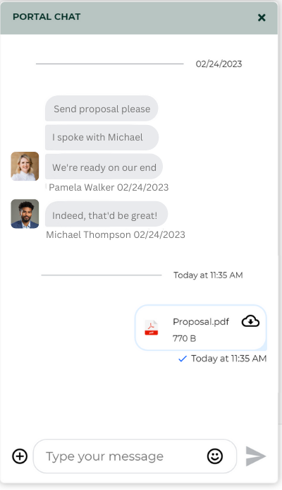 chat file share 2